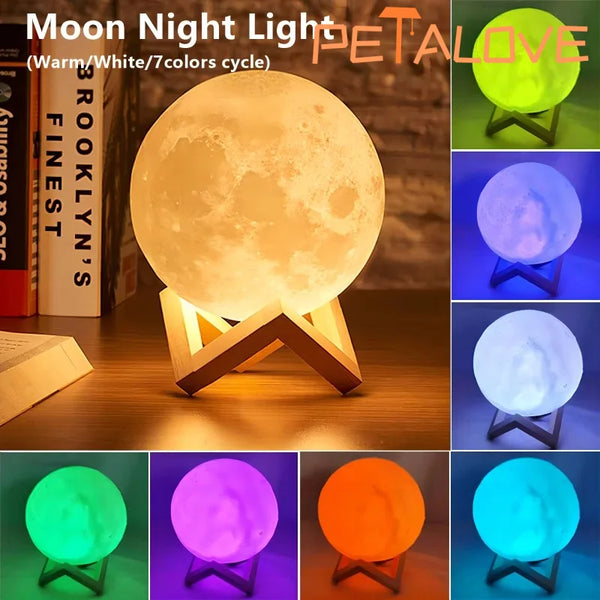 Moon Light Book – Lampe de Nuit Décorative