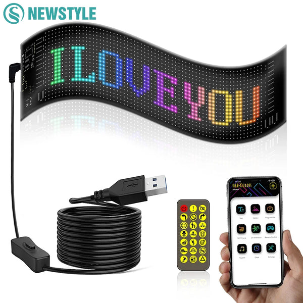 Panneau LED Matrix Pixel Programmable Bluetooth APP