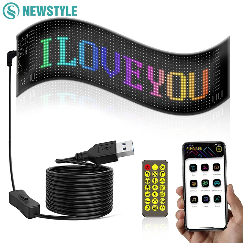 Panneau LED Matrix Pixel Programmable Bluetooth APP