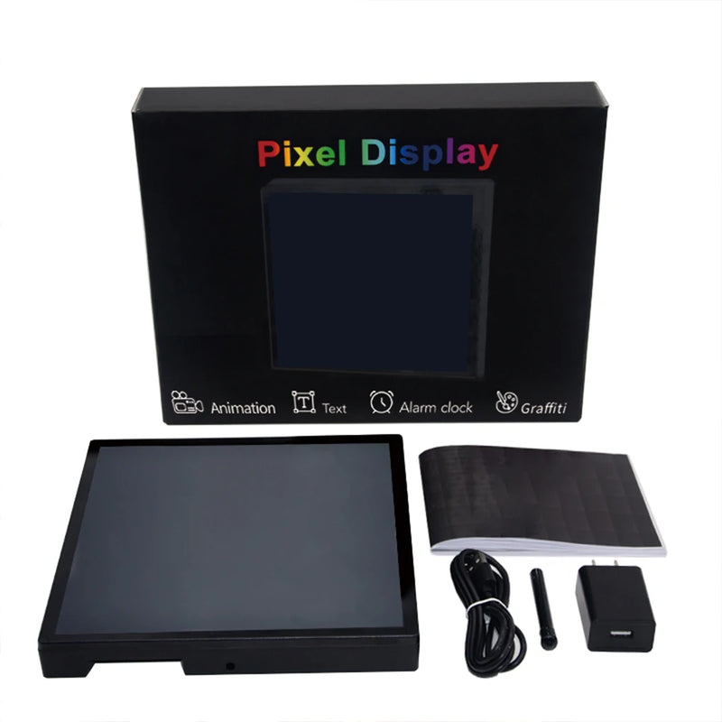 LED Pixel Matrix 16x16 RGB – Lampe Digitale Bluetooth, Contrôle APP pour Décoration Gaming et Anime